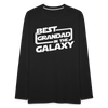 Best Grandad In The Galaxy Men's Premium Long Sleeve T-Shirt - black