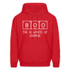 Boo the Element of Surprise Dad Jokes Halloween Men's Hoodie - red