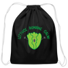 Lettuce Romaine Calm! Salad Food Pun Cotton Drawstring Bag