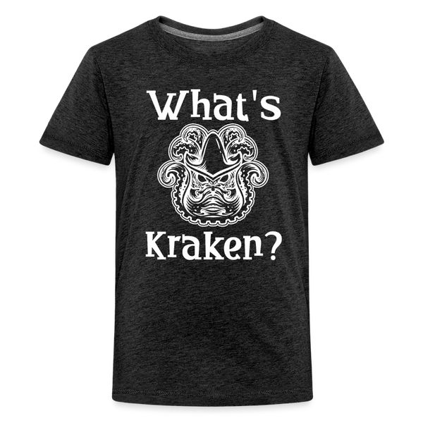 What's Kraken? Kids' Premium T-Shirt - charcoal grey