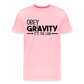Obey Gravity It's the Law Men's Premium T-Shirt