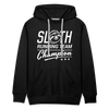 Sloth Running Team Champion Men’s Premium Hoodie - black