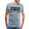 Bad Puns That's How Eye Roll Premium T-Shirt - heather ice blue