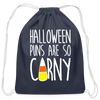 Halloween Puns are so Corny Cotton Drawstring Bag