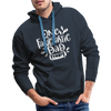 One Fangtastic Dad Halloween Men’s Premium Hoodie - navy