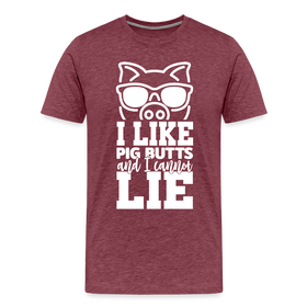 I Like Pig Butts and I Cannot Lie Funny BBQ Men's Premium T-Shirt
