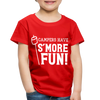 Camper's Have S'More Fun! Funny Camping Toddler Premium T-Shirt - red