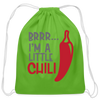 Brrr...I'm a Little Chili Food Pun Cotton Drawstring Bag