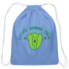 Lettuce Romaine Calm! Salad Food Pun Cotton Drawstring Bag