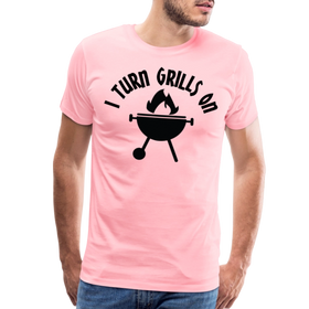 I Turn Grills On Funny BBQ Men's Premium T-Shirt
