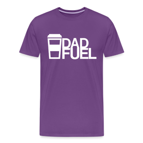Dad Fuel Funny Coffee Men's Premium T-Shirt