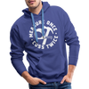 Measure Once Cuss Twice Funny Woodworking Men’s Premium Hoodie - royal blue