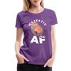 Cat Majestic AF Funny Women’s Premium T-Shirt - purple