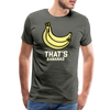 Cute That's Bananas Men's Premium T-Shirt - asphalt gray