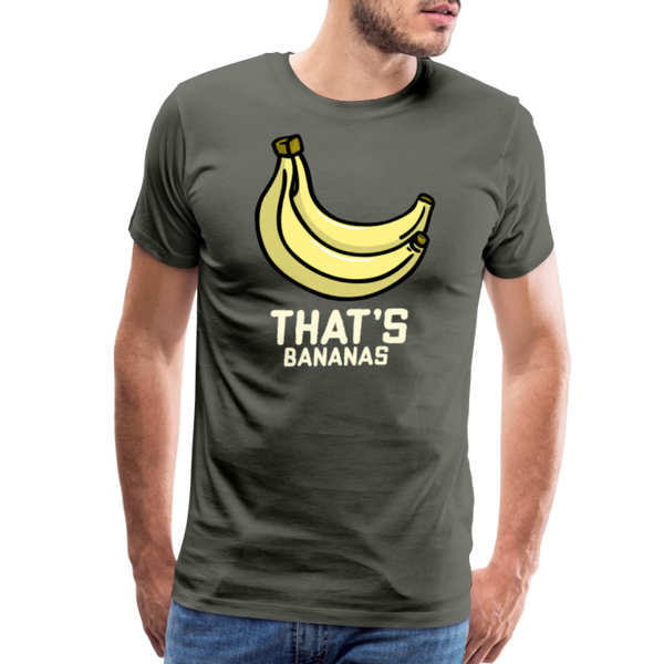 Cute That's Bananas Men's Premium T-Shirt - asphalt gray