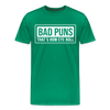 Bad Puns That's How I Roll Premium T-Shirt - kelly green