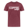 Funny Coffee ASAP! Men's Premium T-Shirt - heather burgundy