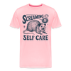 Screaming is Self Care Possum Funny Men's Premium T-Shirt