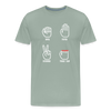 Rock, Paper, Scissors, Table Saw Funny Men's Premium T-Shirt