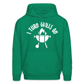 I Turn Grills On Funny BBQ Men's Hoodie