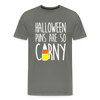 Halloween Puns are so Corny Men's Premium T-Shirt - asphalt gray