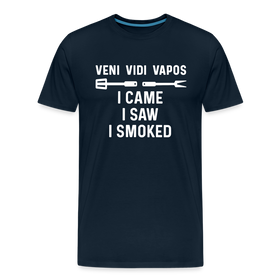 Veni Vidi Vapos I Came I Saw I Smoked: BBQ Smoker Men's Premium T-Shirt