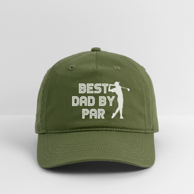 Best Dad by Par Golfer Organic Baseball Cap