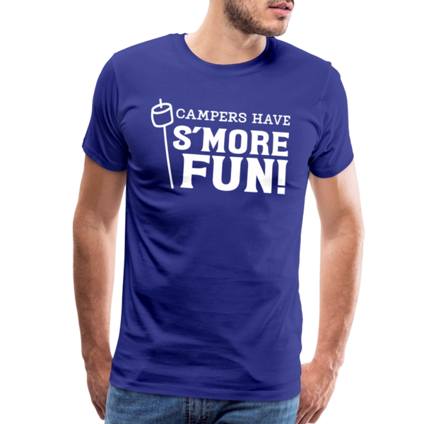 Camper's Have S'More Fun! Funny Camping Men's Premium T-Shirt - royal blue