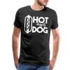 Hot Diggity Dog Funny Grilling Men's Premium T-Shirt - black