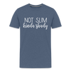 Not Slim Kinda Shady Men's Premium T-Shirt - heather blue