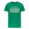 All of the Good Science Puns ARGON Nerd Men's Premium T-Shirt - kelly green