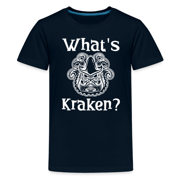 What's Kraken? Kids' Premium T-Shirt - deep navy