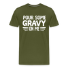 Thanksgiving Pour Some Gravy on Me Men's Premium T-Shirt