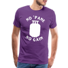 No 'Pane No Gain Grilling Men's Premium T-Shirt