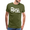Dad Fuel Funny Coffee Men's Premium T-Shirt - olive green