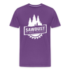 Sawdust is Man Glitter Men's Premium T-Shirt - purple