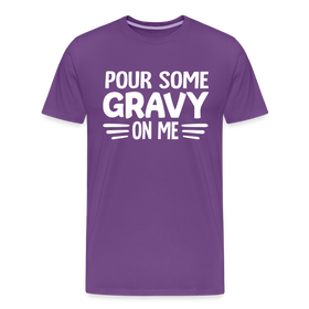 Thanksgiving Pour Some Gravy on Me Men's Premium T-Shirt
