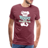 This T-Shirt is Humerus Funny Pun Men's Premium T-Shirt - heather burgundy