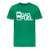 Dad Fuel Funny Coffee Men's Premium T-Shirt - kelly green