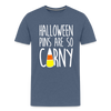 Halloween Puns are so Corny Men's Premium T-Shirt - heather blue