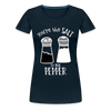 You're the Salt to my Pepper Funny Love Women’s Premium T-Shirt - deep navy