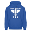 I Turn Grills On Funny BBQ Grilling Men's Hoodie - royal blue