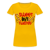 Sweet But Twisted Candy Cane Women’s Premium T-Shirt - sun yellow