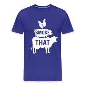 I'd Smoke That Funny BBQ Men's Premium T-Shirt