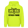 You Say Dad Bod I Say Father Figure Men's Hoodie - safety green