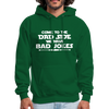 Come to the Dad Side, We Have Bad Jokes Heavy Blend Adult Hoodie - forest green