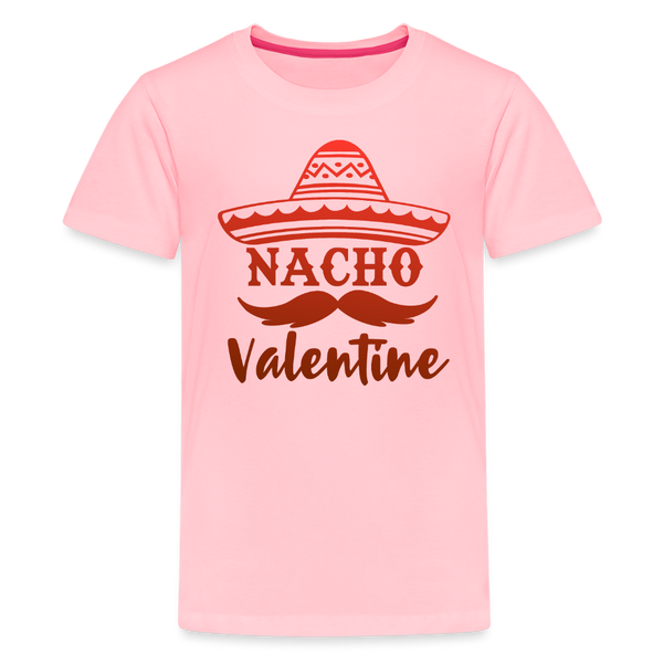 Nacho Valentine Kids' Premium T-Shirt - pink