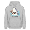 I'm Fine Shark Men's Hoodie