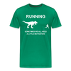 Running Motivation Dinosaur Men's Premium T-Shirt