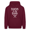 Daddio of the Patio BBQ Dad Heavy Blend Adult Hoodie